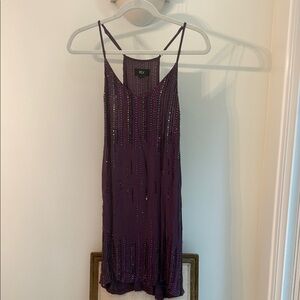 Purple Sequin Dress